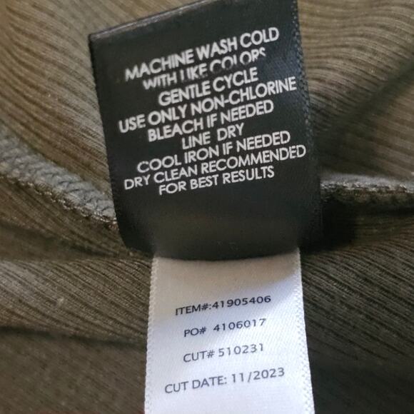 Torrid Maxi Rib Bodycon Slip Tank Maxi Dress Green Women's Plus 5 5X 28 3683 - Picture 7 of 11